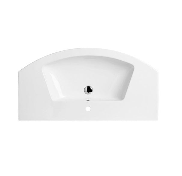 Arco Consolle Lavabo 105 Ceramica Bianco Lucido