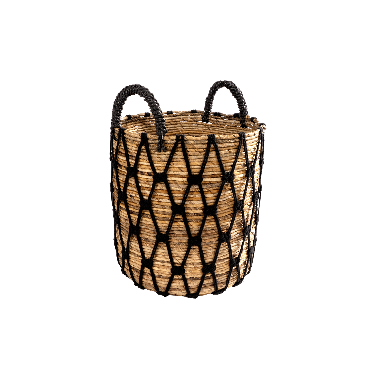 Basket Cesto multiuso in fibre e cotone Ø25