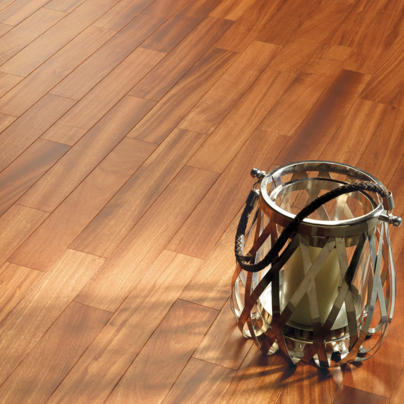 Doussié Parquet Verniciato Bruno 10x55x300