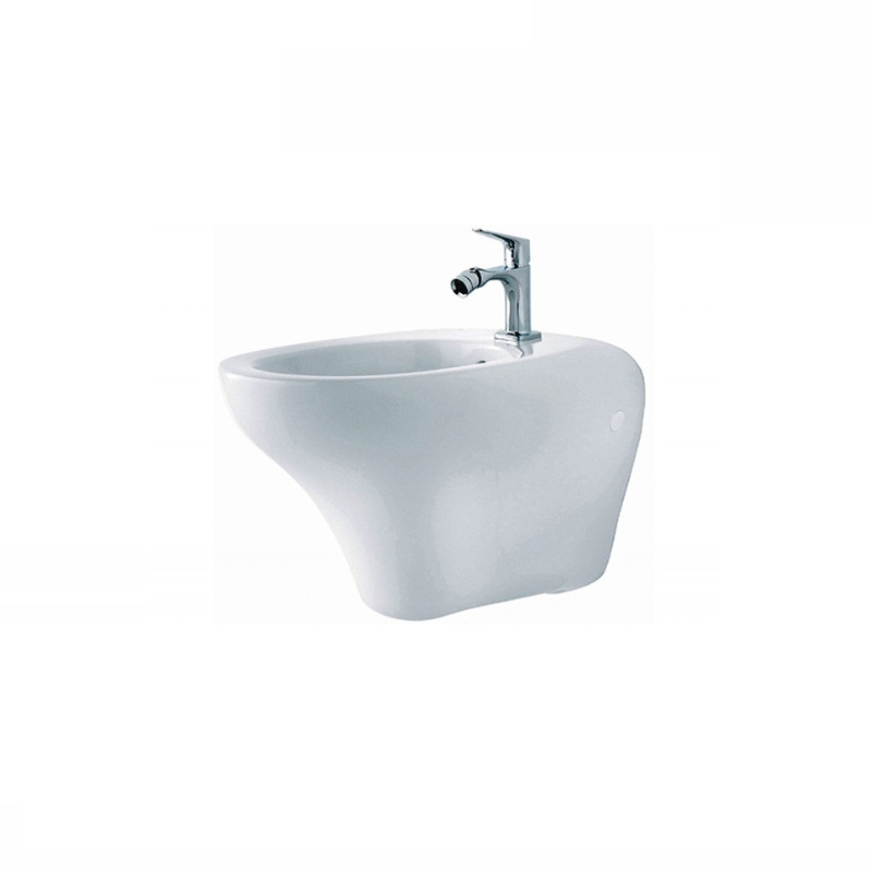 Egg Bidet Sospeso Bianco Lucido