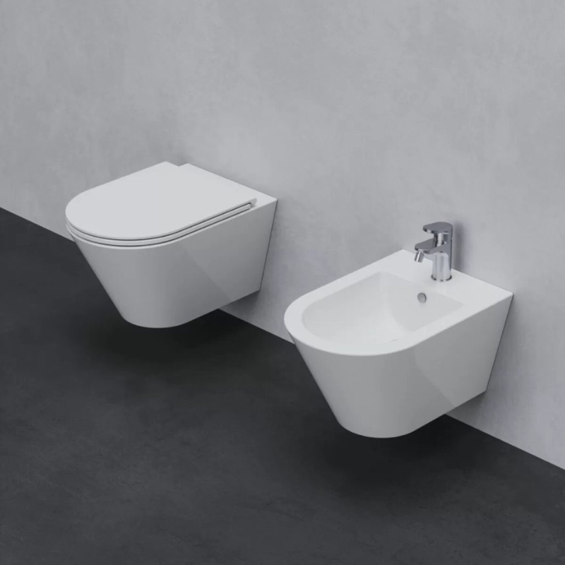 Forma Bidet Sospeso Bianco Lucido