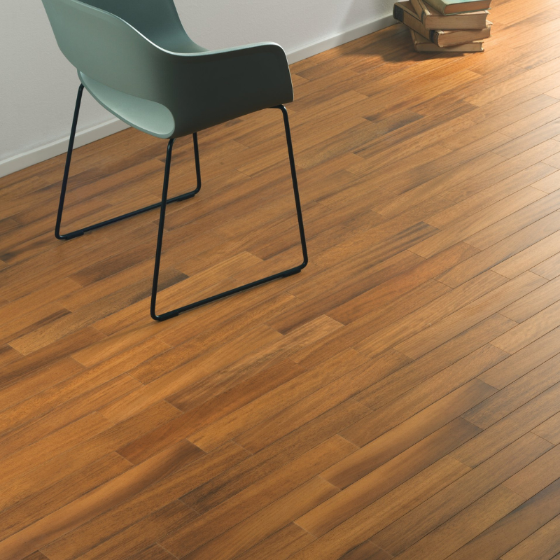 Iroko Parquet Verniciato Titano 9x70x450