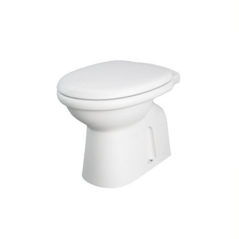 Karla WC Filo Parete Bianco Lucido