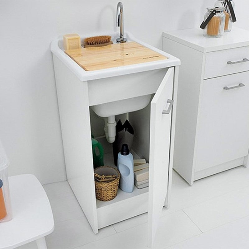 Domestica Mobile Lavapanni 45x50 Bianco Lucido