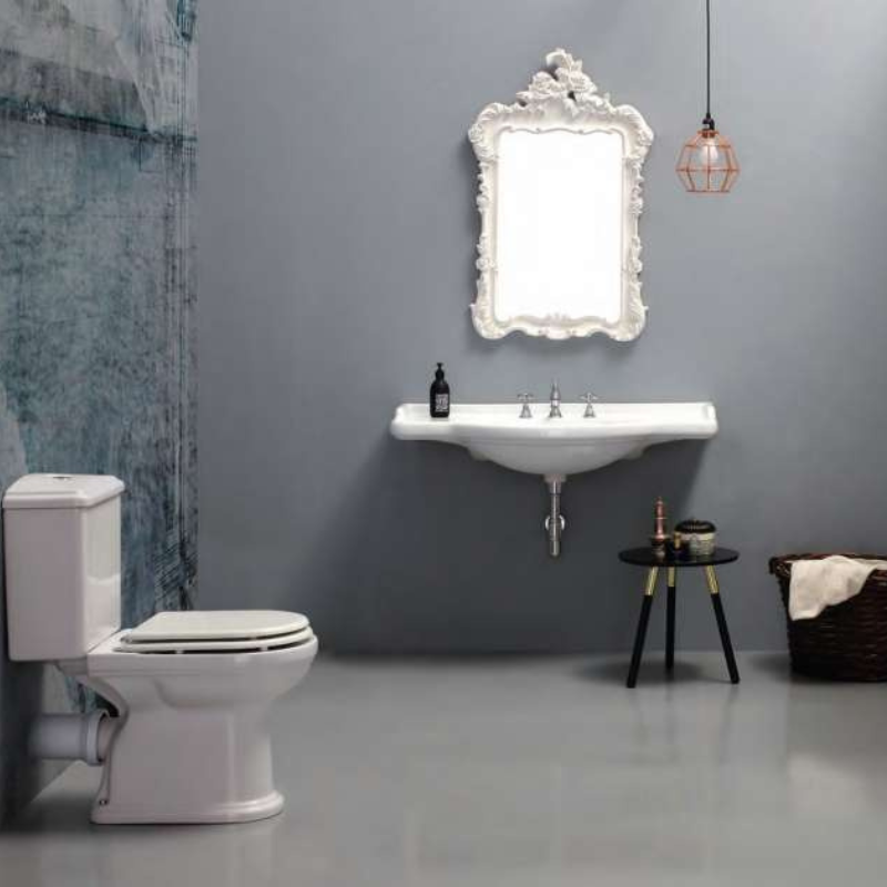 Onda WC Monoblocco Bianco Lucido