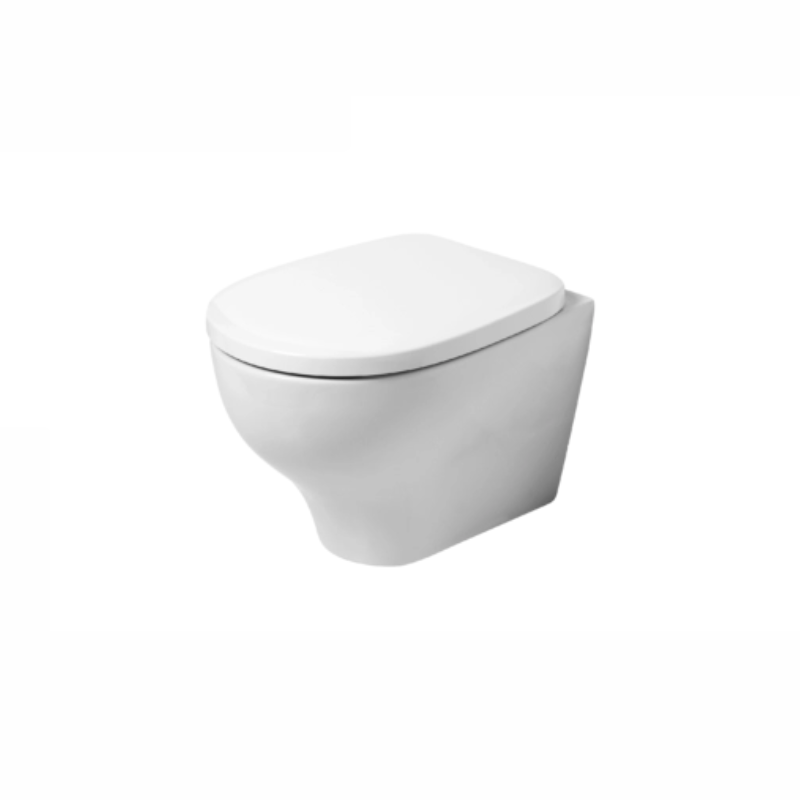 Pratica WC e Bidet Sospeso Bianco Lucido