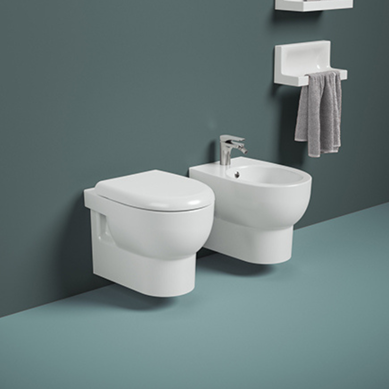 Smarty Bidet Sospeso Bianco Lucido