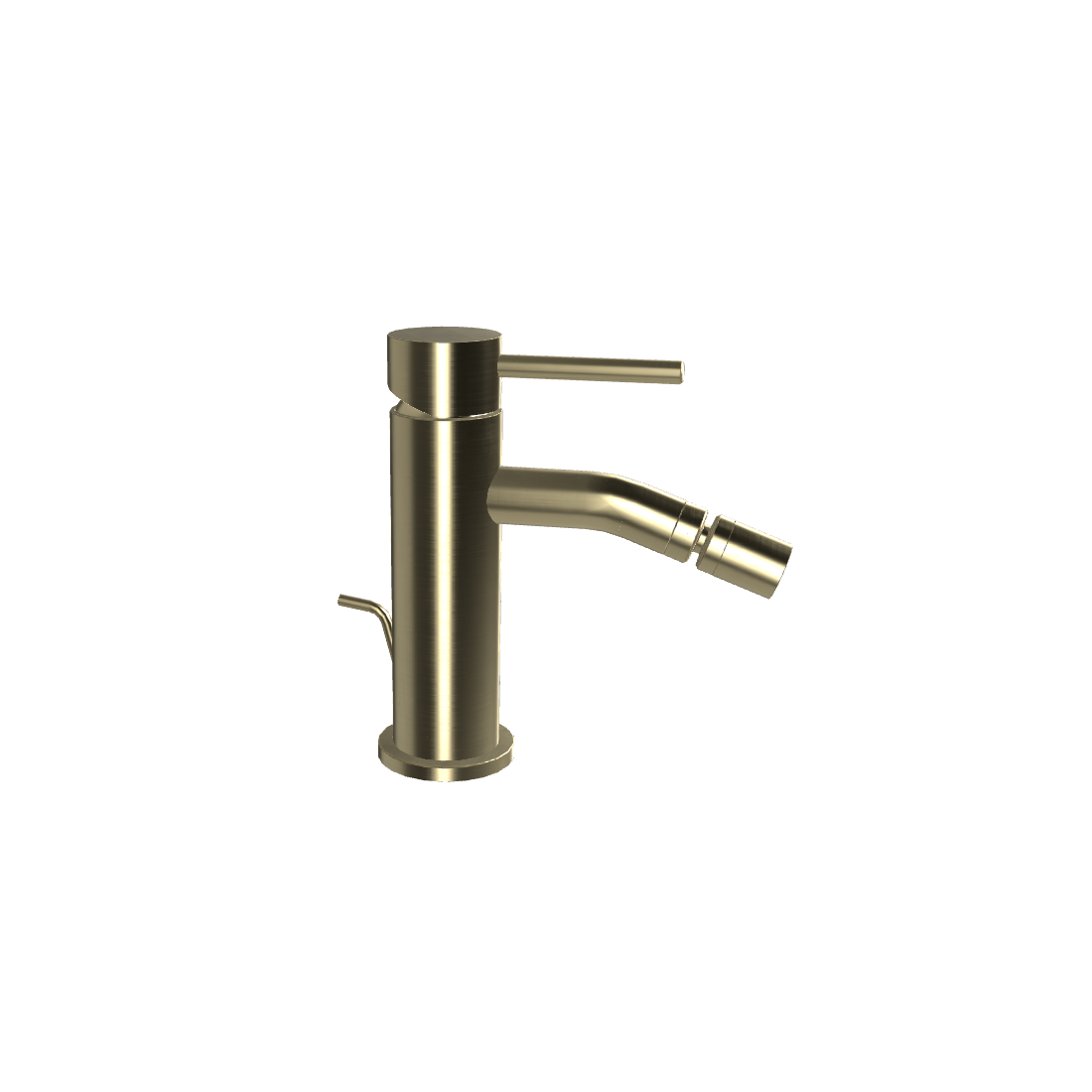 Spillo Miscelatore Bidet Champagne Spazzolato