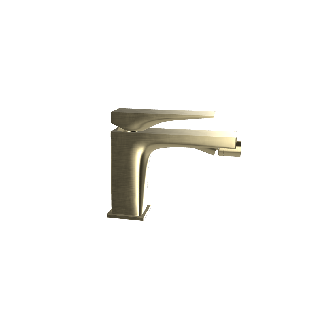 Zeta Miscelatore Bidet Champagne Spazzolato